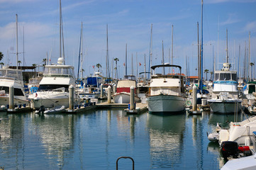 Quiet Harbor/ Quiet day at the harbor in Oceanside, California