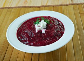 Beetroot Salmorejo
