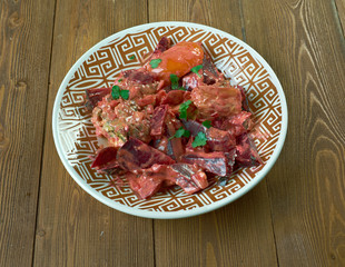Beetroot Mutton Curry