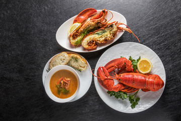 高級ロブスター料理　 High-quality lobster