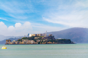 Alcatraz island in San Francisco bay