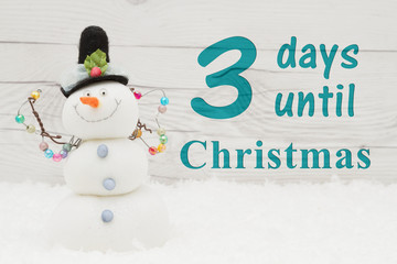 Christmas countdown message