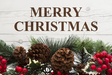 Old fashion Christmas greeting