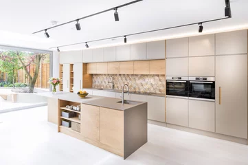Foto op Plexiglas Beautiful kitchen in luxury home © andi26