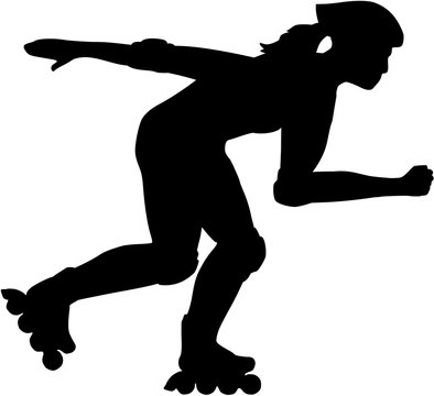 Female inline Skater