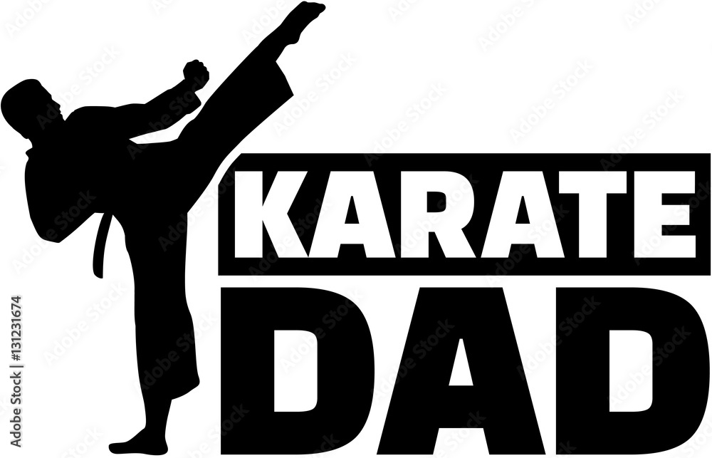 Canvas Prints karate dad