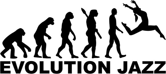 Evolution jazz dancing
