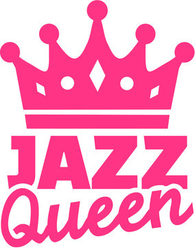 Jazz dance queen with crown