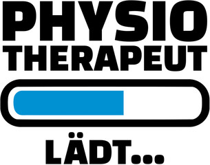 Physical therapist is Loading - german job title