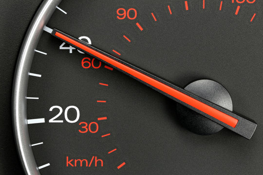 Speedometer At 40 MPH