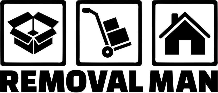 Removal man icons