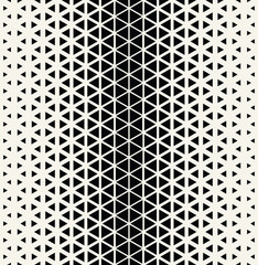 Abstract geometric black and white graphic design triangle halftone pattern