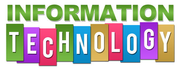 Information Technology Colorful Stripes 