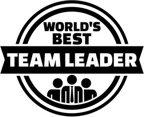 World's best Team Leader button