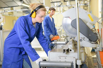 young qualified people forced to work at the factory
