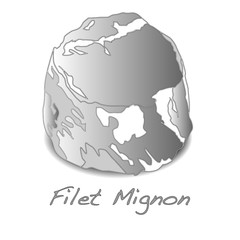 Filet mignon, ready for cooking