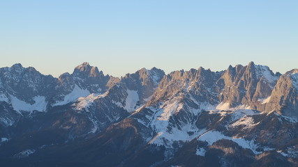 Hochgebirge - Wilder Kaiser in den Alpen in Österreich