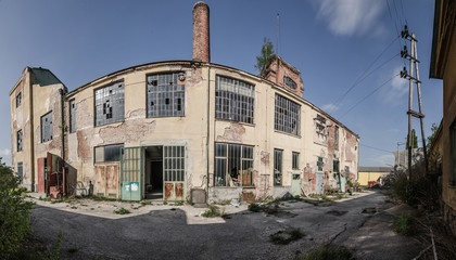 verlassene bleiwarenfabrik panorama
