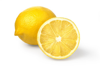 lemon isolated on white