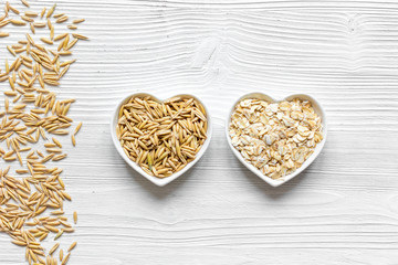 concept healthy for heart food on wooden background top view