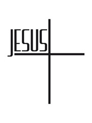 Cross logo design cool text lettering jesus christ