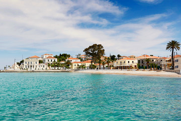 Fototapeta premium The town of Spetses island, Greece