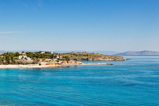 Agia Marina in Spetses island, Greece