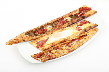 Turkish pide mixed