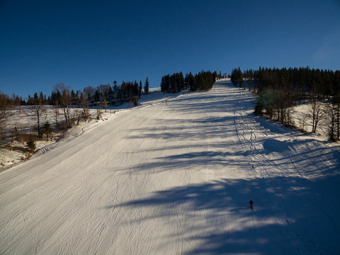 Szeroki stok narciarski