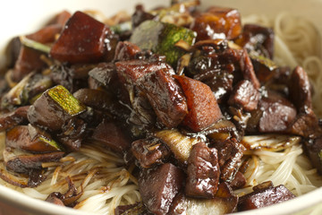 Ja Jang Myun: Korean Noodles in Black Bean Sauce