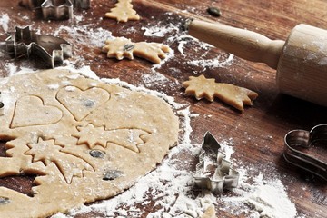 Weihnachtliche Vollkorn Kürbis Kekse