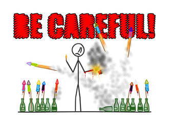sm feuerwerk machen be careful II
