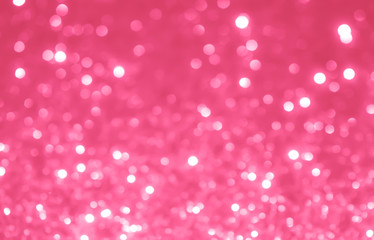 Red abstract background with bokeh