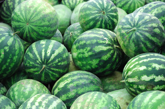 stacking watermelons background