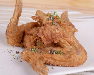 Fried chicken wings