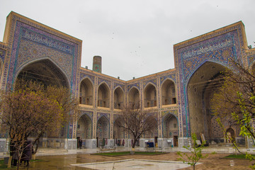 Ulugh Beg Madrasah on Registan square, Samarkand, Uzbekistan