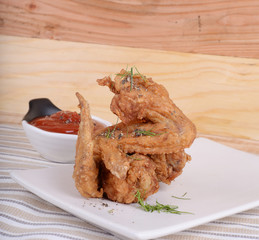 Fried chicken wings