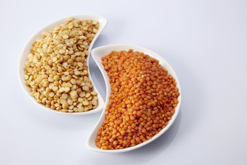 yellow lentils