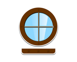 circle window furniture interior icon