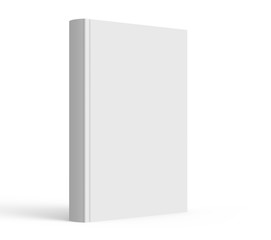 Blank hard cover book template