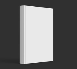 Blank hard cover book template