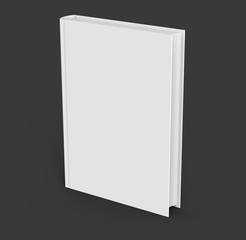 Blank hard cover book template