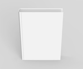 Blank hard cover book template