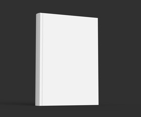Blank hard cover book template