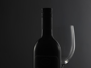wine and glass