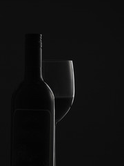 wine and glass