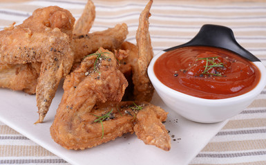 Fried chicken wings