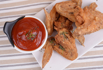 Fried chicken wings