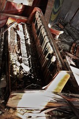 abandoned chernobyl piano