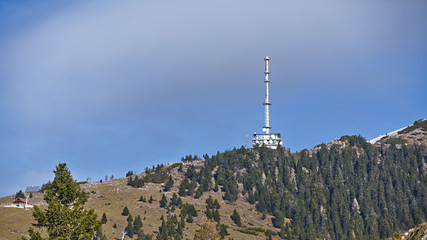 Obraz premium Winter day on Krvavec mountain